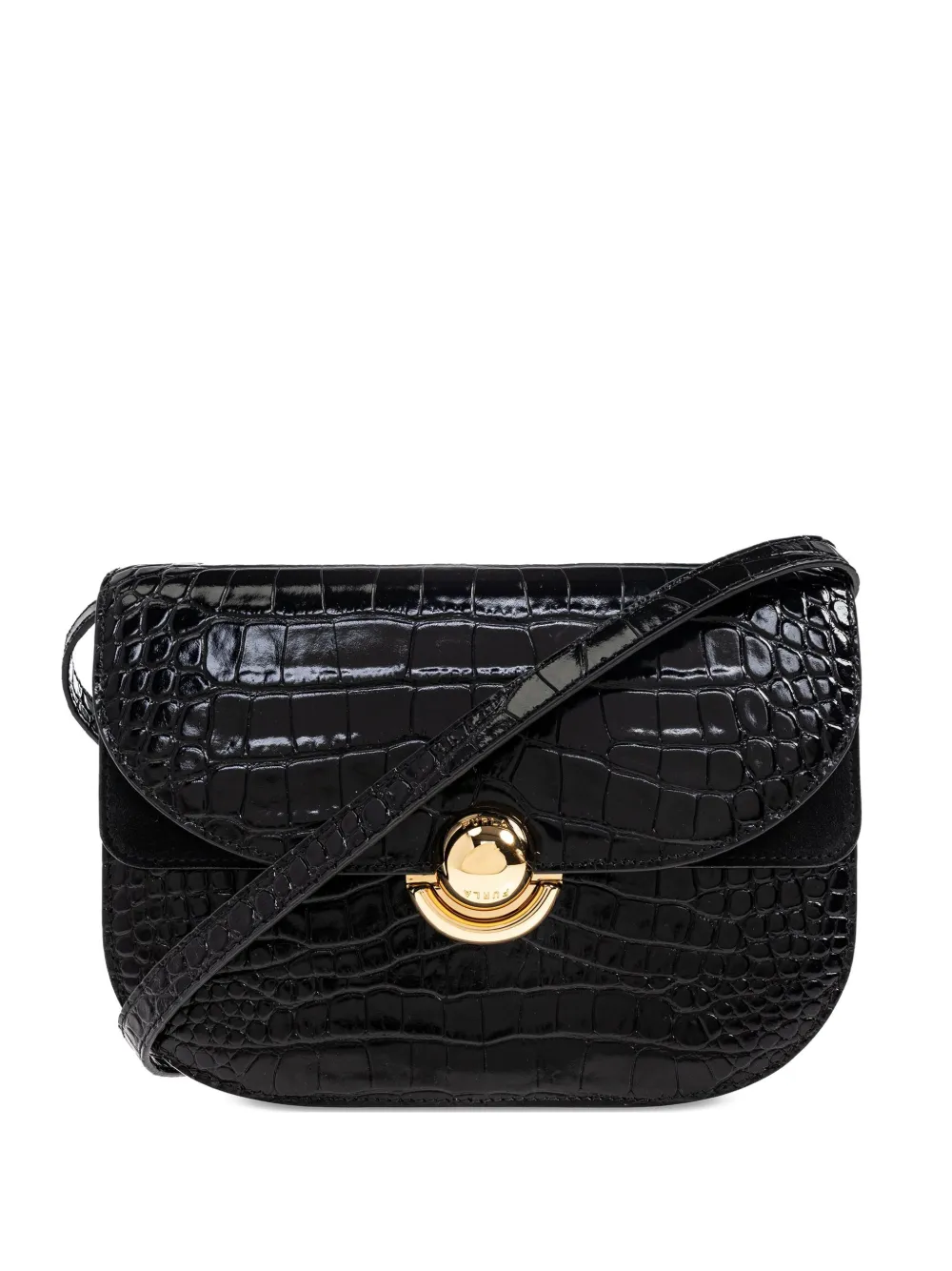 Маленькая сумка на плечо Sfera с тиснением под крокодила Furla, черный
Маленькая сумка на плечо Sfera с тиснением под крокодила Furla, черный