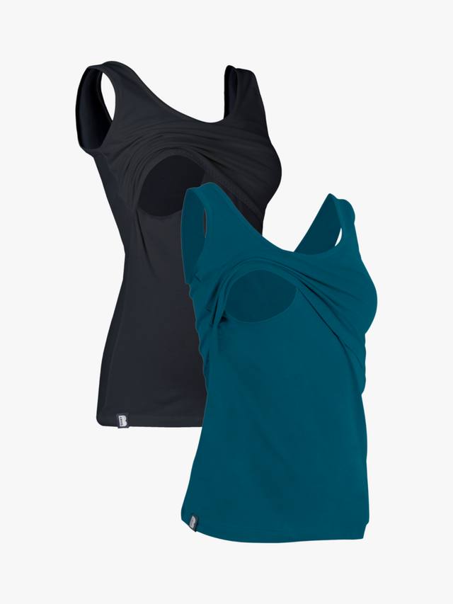 Верх жилета для беременных с откидным клапаном из органической хлопчатобумажной смеси Bshirt, цвет Black/Teal
Верх жилета для беременных с откидным клапаном из органической хлопчатобумажной смеси Bshirt, цвет Black/Teal