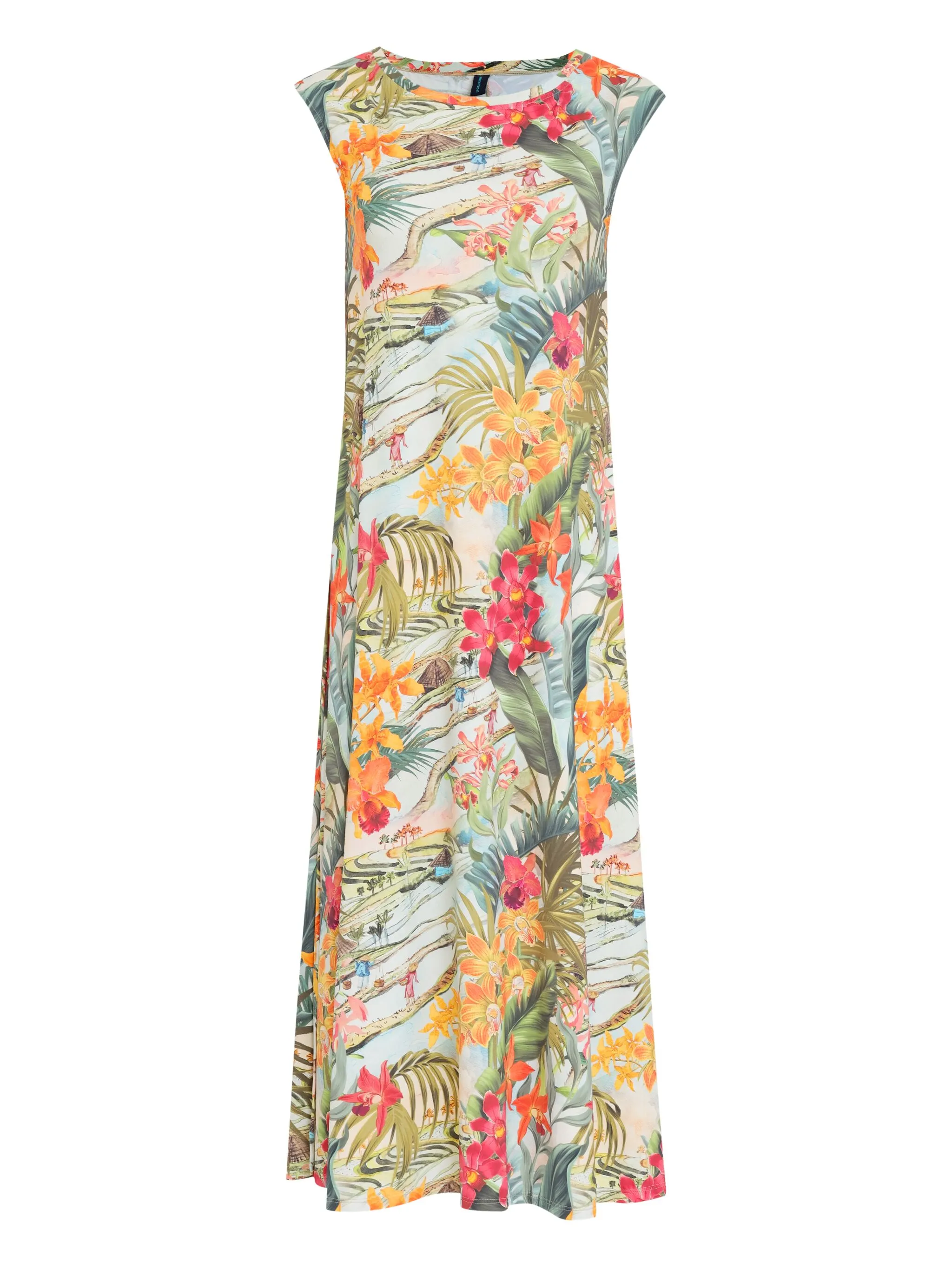 Платье без рукавов с цветочным принтом Lygia & Nanny, зеленый
Платье без рукавов с цветочным принтом Lygia & Nanny, зеленый