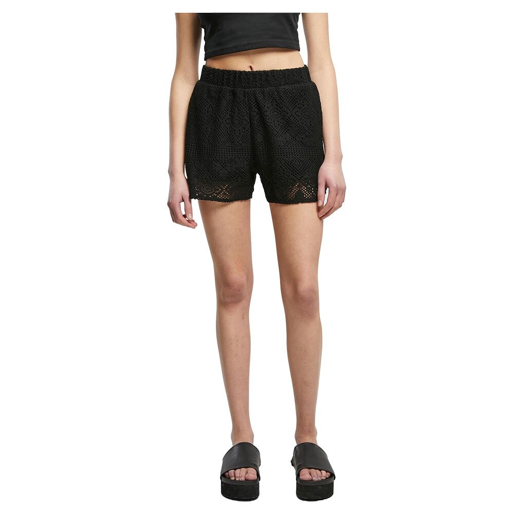 Шорты Urban Classics Crochet Lace Resort, черный
Шорты Urban Classics Crochet Lace Resort, черный