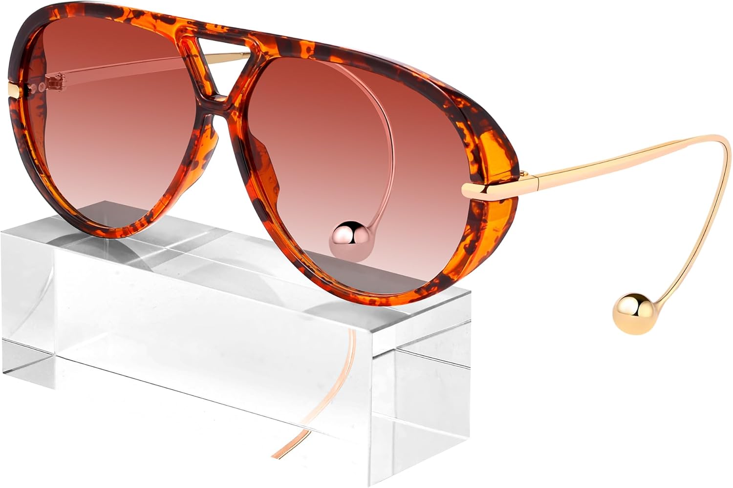 Винтажные солнцезащитные очки-авиаторы KesaPlan большого размера для женщин с серьгами, ретро-очки в стиле 70-х, крупная оправа, 2025 год, роскошные модные солнцезащитные очки, A5 Tortoise/Brown Gradient
Винтажные солнцезащитные очки-авиаторы KesaPlan большого размера для женщин с серьгами, ретро-очки в стиле 70-х, крупная оправа, 2025 год, роскошные модные солнцезащитные очки, A5 Tortoise/Brown Gradient
