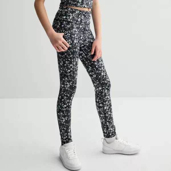 Длинные леггинсы для девочек 7-20 лет, стандартные и больших размеров Tek Gear, цвет black floral
Длинные леггинсы для девочек 7-20 лет, стандартные и больших размеров Tek Gear, цвет black floral