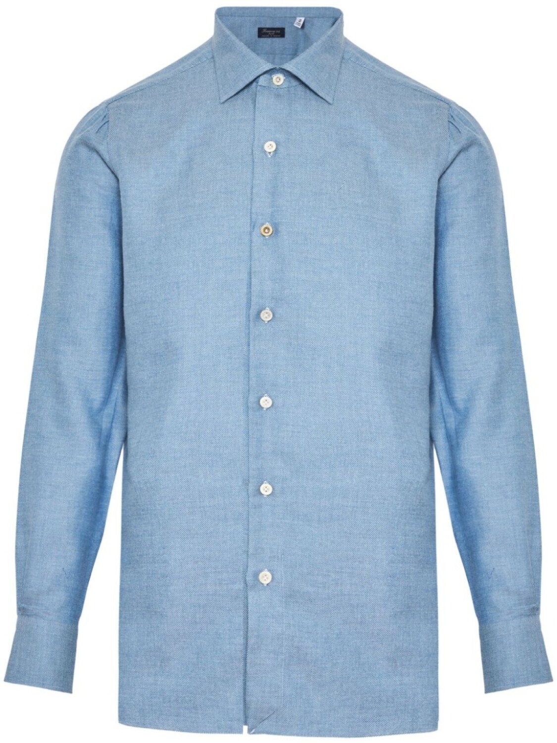 Рубашка со срезанным воротником Finamore 1925 Napoli, синий
Рубашка со срезанным воротником Finamore 1925 Napoli, синий