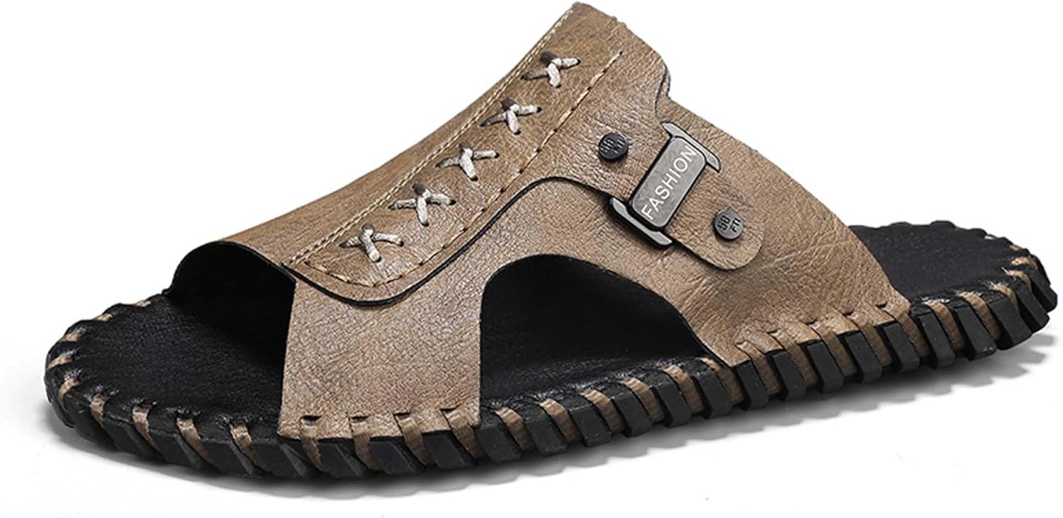 Мужские кожаные сандалии Vtiao, дышащие сандалии для босых ног, модная подошва с ручной прошивкой, мягкий материал, противоскользящие и износостойкие, долговечные, коричневый
Мужские кожаные сандалии Vtiao, дышащие сандалии для босых ног, модная подошва с ручной прошивкой, мягкий материал, противоскользящие и износостойкие, долговечные, коричневый