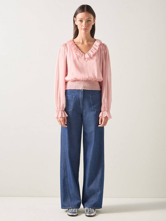 LKB London топ с бантом и оборками L.K.Bennett, Apricot
LKB London топ с бантом и оборками L.K.Bennett, Apricot