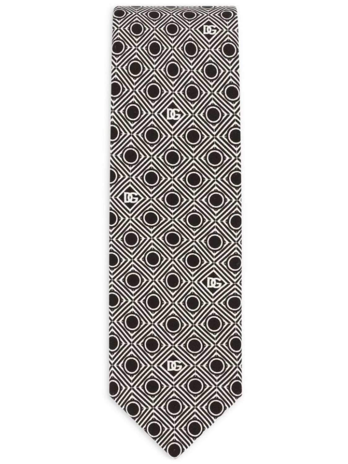 Dolce & Gabbana шелковый галстук с геометричным принтом, черный
Dolce & Gabbana шелковый галстук с геометричным принтом, черный