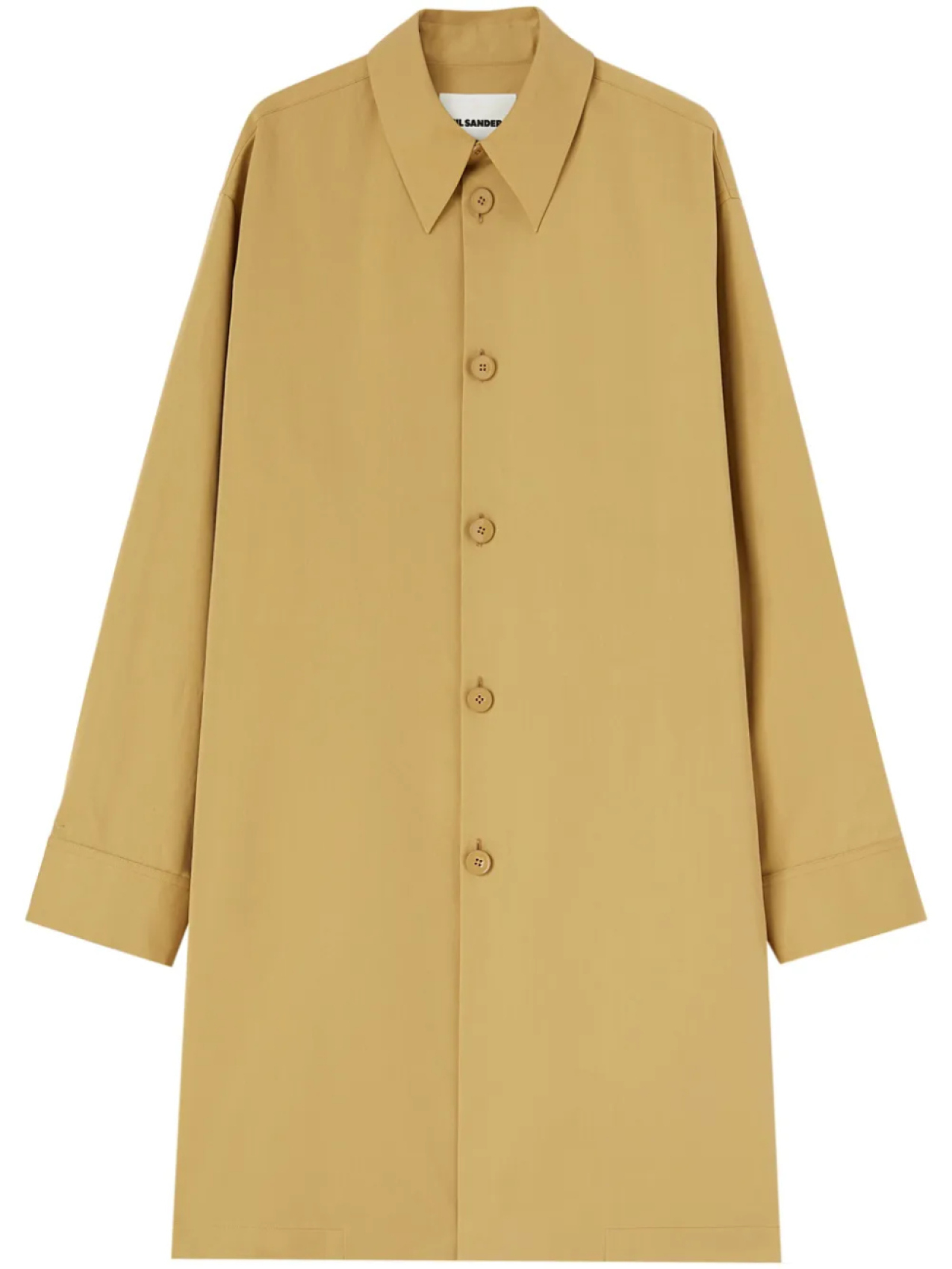 Пальто по колено Jil Sander, нейтральный
Пальто по колено Jil Sander, нейтральный