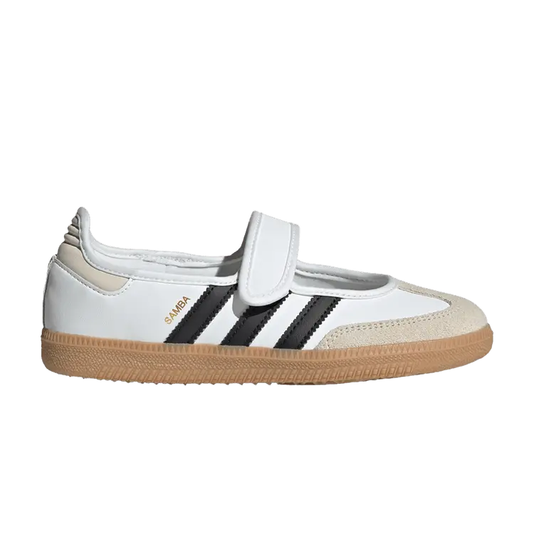 Кроссовки adidas Samba Jane J 'White Alumina Gum', белый
Кроссовки adidas Samba Jane J 'White Alumina Gum', белый