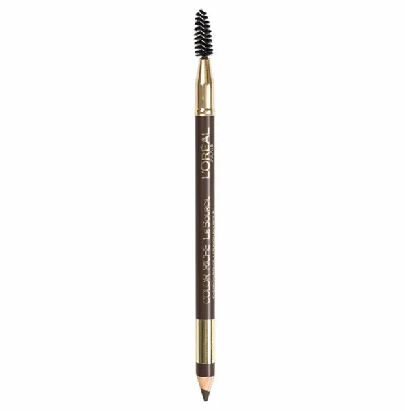 Карандаш для бровей с кисточкой Color Riche Le Sourcil L'Oreal, цвет deep brown/light brunette
Карандаш для бровей с кисточкой Color Riche Le Sourcil L'Oreal, цвет deep brown/light brunette
