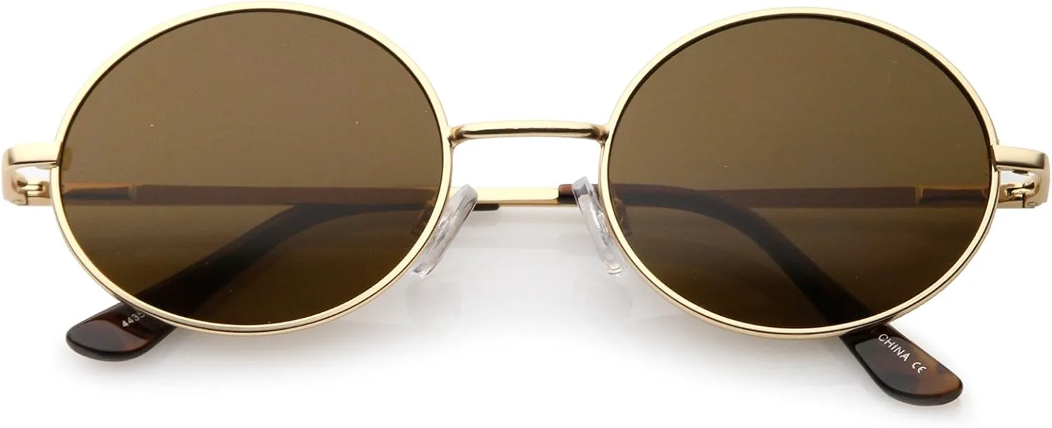zeroUV - Классические легкие солнцезащитные очки с тонкими дужками, овальной формы, нейтральных цветов, с плоскими линзами, диаметр линз 50 мм, Gold / Brown
zeroUV - Классические легкие солнцезащитные очки с тонкими дужками, овальной формы, нейтральных цветов, с плоскими линзами, диаметр линз 50 мм, Gold / Brown