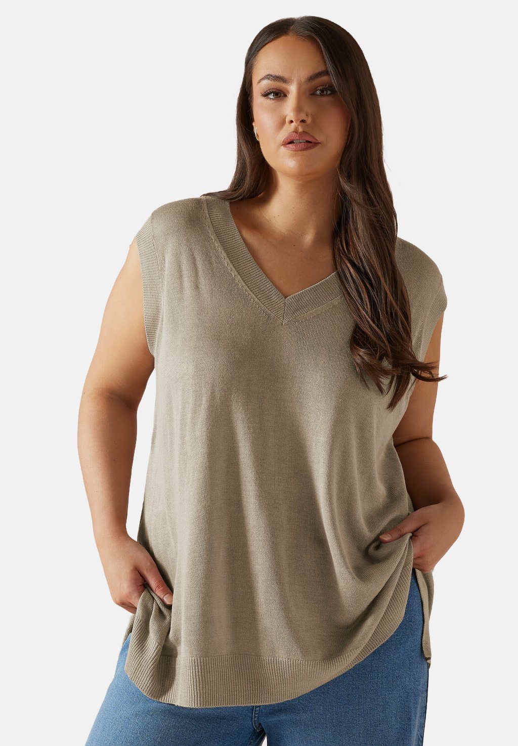 Жилет Yours Clothing, светло-коричневый
Жилет Yours Clothing, светло-коричневый