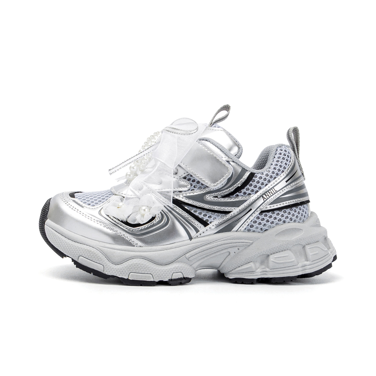 Сандалии детские, устойчивые к истиранию и скольжению Annil, серебряный
Сандалии детские, устойчивые к истиранию и скольжению Annil, серебряный