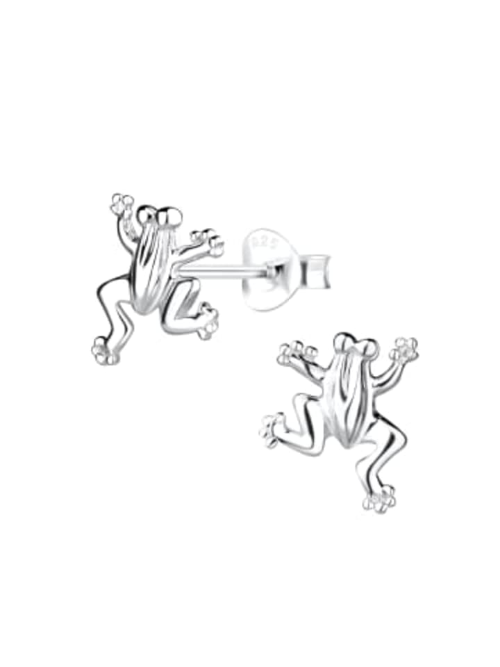 Alexander York Серьги-гвоздики в виде лягушек из серебра 925 пробы, комплект из 2 штук
Alexander York Серьги-гвоздики в виде лягушек из серебра 925 пробы, комплект из 2 штук