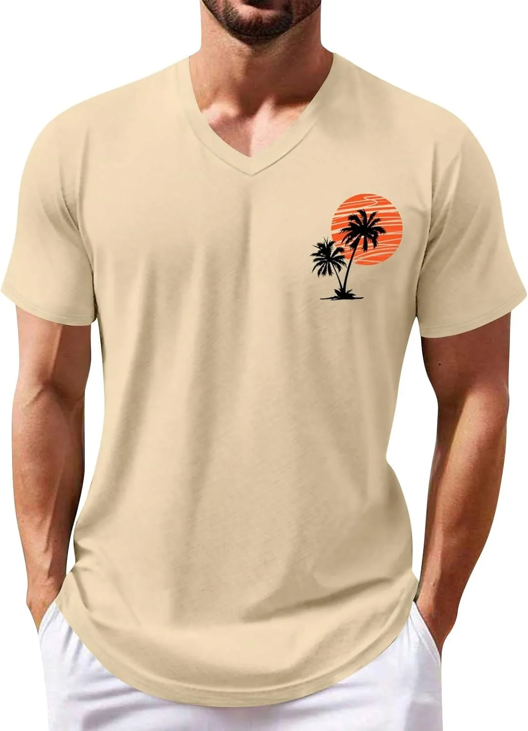 Футболка мужская RTRDE с принтом пальмы, V-образный вырез, размеры S-3XL
Футболка мужская RTRDE с принтом пальмы, V-образный вырез, размеры S-3XL