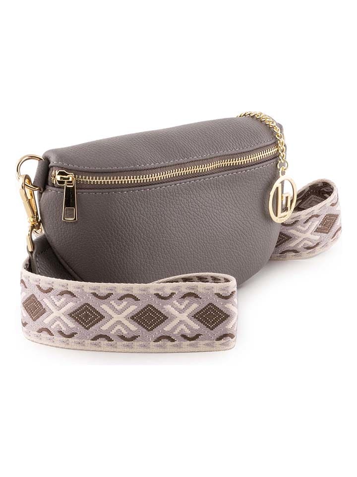 Кожаная поясная сумка "Ирпино" серого цвета - (Ш)23 x (В)12 x (Г)2 см Lia Biassoni
Кожаная поясная сумка "Ирпино" серого цвета - (Ш)23 x (В)12 x (Г)2 см Lia Biassoni