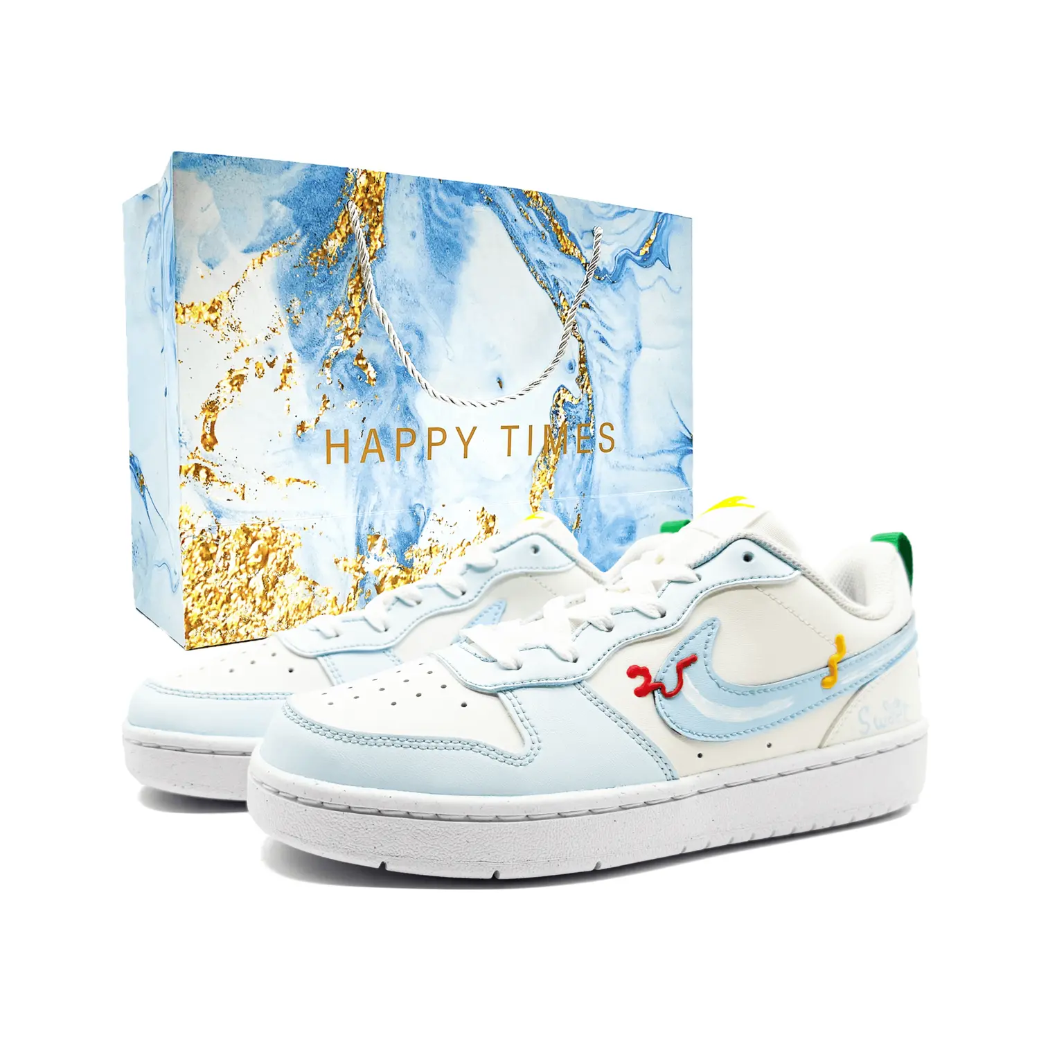 Кроссовки Court Borough Sea Salt Cute Rabbit с нескользящей подошвой и износостойкими детскими кроссовками для скейтбординга для подростков Nike, синий/белый
Кроссовки Court Borough Sea Salt Cute Rabbit с нескользящей подошвой и износостойкими детскими кроссовками для скейтбординга для подростков Nike, синий/белый