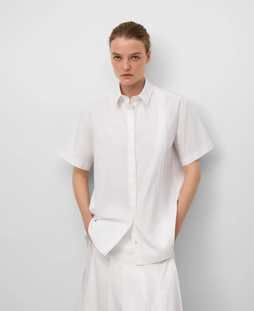 Женская оверсайз рубашка из органического хлопка Adolfo Dominguez, белый
Женская оверсайз рубашка из органического хлопка Adolfo Dominguez, белый