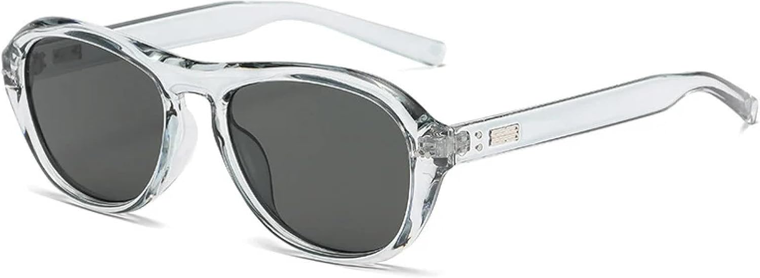 Солнцезащитные очки с защитой от УФ-излучения UV400 | Женские с заклепками, мужские панк-очки овальной формы для занятий спортом на открытом воздухе и вождения DSVIGF, Gray Gray
Солнцезащитные очки с защитой от УФ-излучения UV400 | Женские с заклепками, мужские панк-очки овальной формы для занятий спортом на открытом воздухе и вождения DSVIGF, Gray Gray