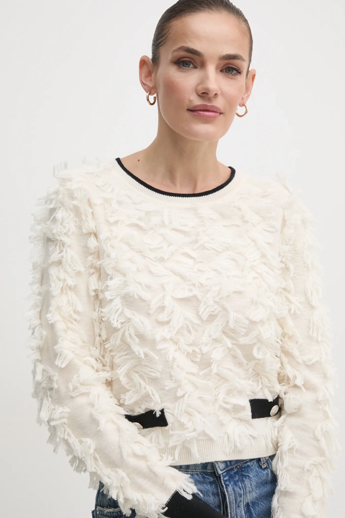 Свитер из смесовой шерсти OUI, бежевый
Свитер из смесовой шерсти OUI, бежевый