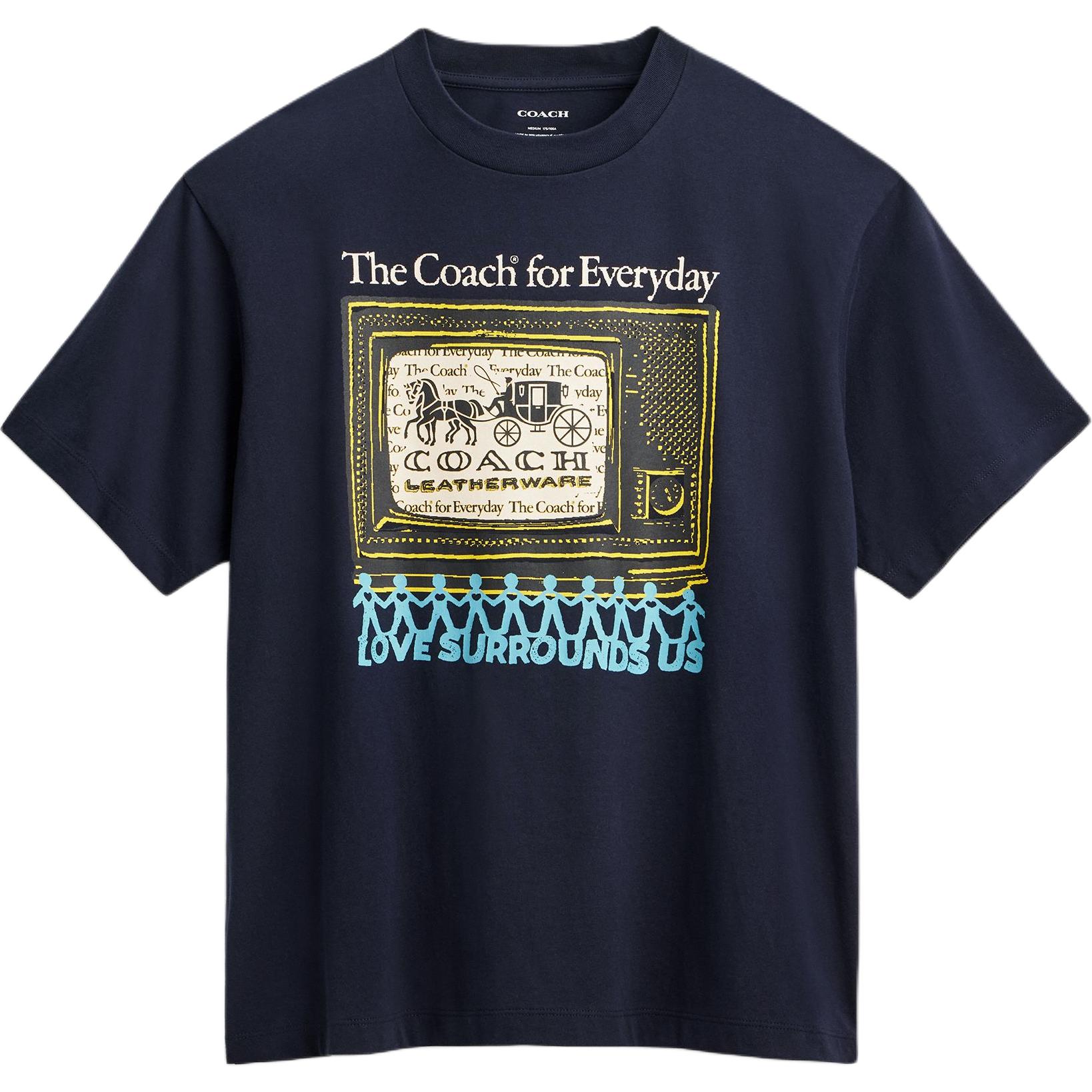 COACH Футболка мужская темно-синяя, Синий, COACH Футболка мужская темно-синяя
COACH Футболка мужская темно-синяя, Синий, COACH Футболка мужская темно-синяя