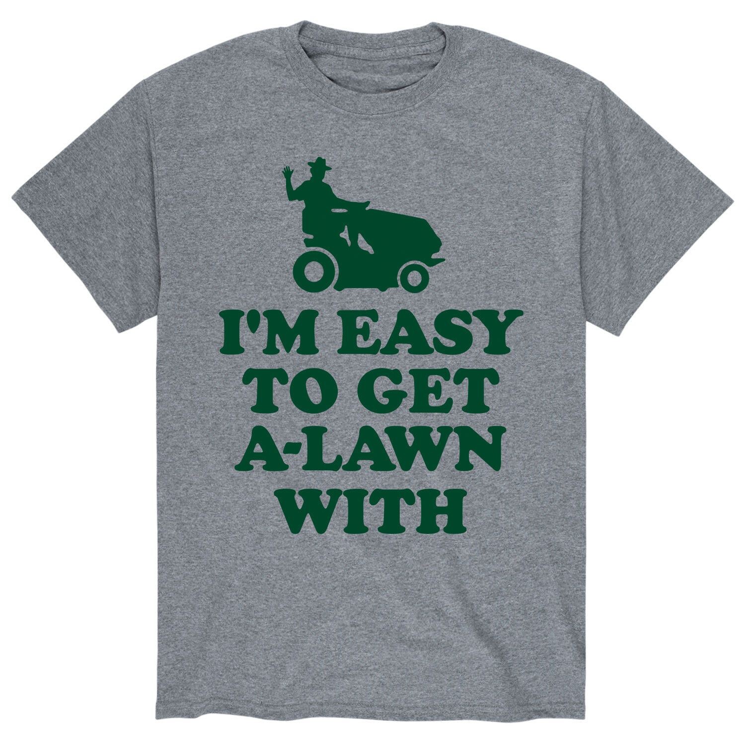 Мужская футболка с надписью "Мне легко получить газон" Licensed Character
Мужская футболка с надписью "Мне легко получить газон" Licensed Character