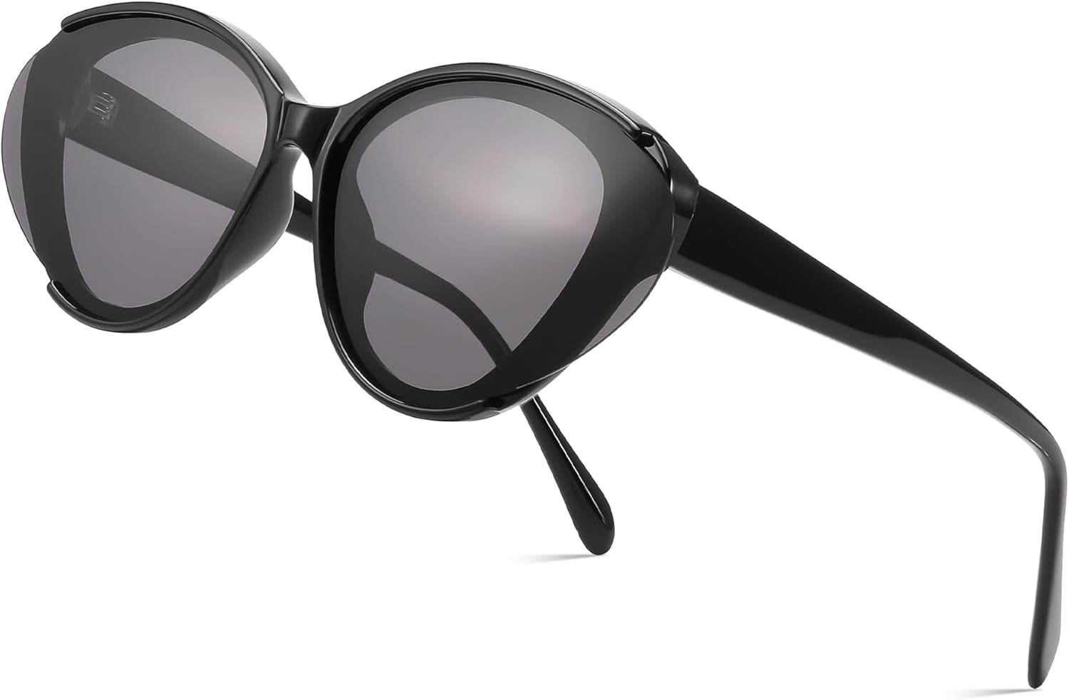 FEISEDY Ретро поляризованные солнцезащитные очки «кошачий глаз» для женщин, модные, с зеркальными линзами, классические, дизайнерские, с защитой от УФ-излучения, B0197, Black Frame & Lens
FEISEDY Ретро поляризованные солнцезащитные очки «кошачий глаз» для женщин, модные, с зеркальными линзами, классические, дизайнерские, с защитой от УФ-излучения, B0197, Black Frame & Lens