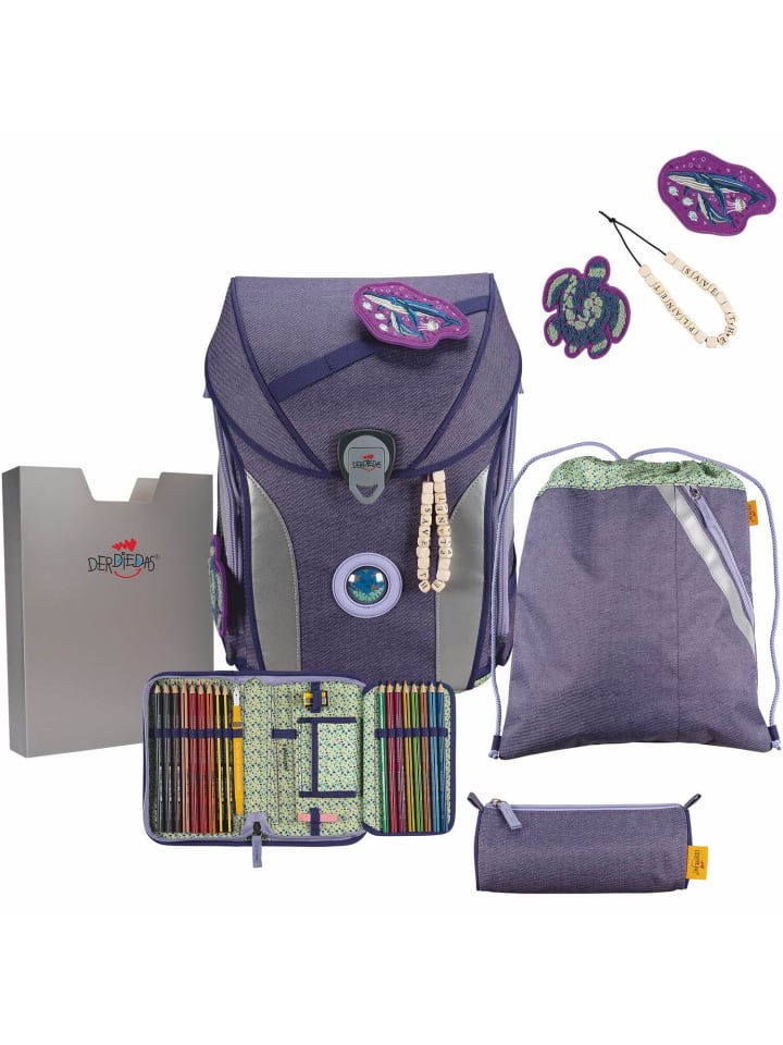 DerDieDas Школьный рюкзак Ergoflex Max ECO, 5 предметов, My Planet, фиолетовый
DerDieDas Школьный рюкзак Ergoflex Max ECO, 5 предметов, My Planet, фиолетовый