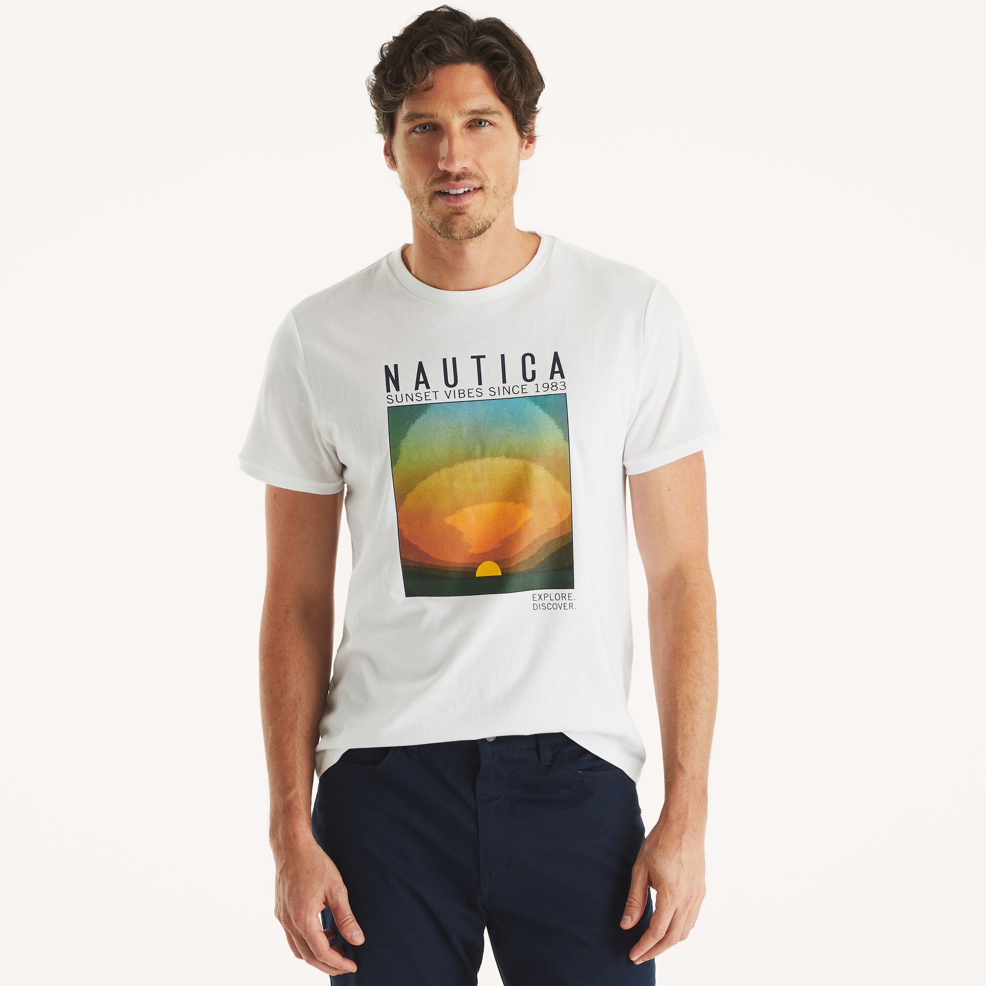 Футболка Nautica Mens Sustainably Crafted Sunset Vibes с графикой, цвет bright white
Футболка Nautica Mens Sustainably Crafted Sunset Vibes с графикой, цвет bright white