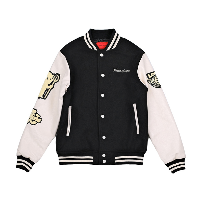 Vision Of Super Бейсбольная куртка, Black 
Vision Of Super Бейсбольная куртка, Black