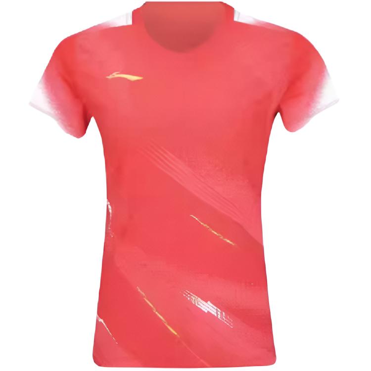 Футболка для бадминтона женская LINING, Vermilion
Футболка для бадминтона женская LINING, Vermilion