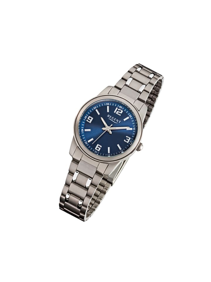 Аналоговые наручные часы Regent из титана, серебристо-серые, малый размер (примерно 27 мм)
Аналоговые наручные часы Regent из титана, серебристо-серые, малый размер (примерно 27 мм)