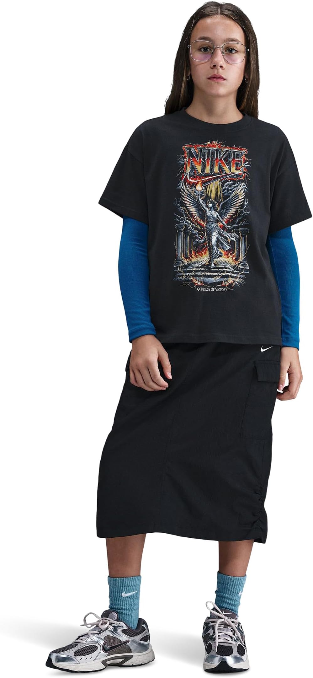 Базовая футболка Nike Kids, Off Noir
Базовая футболка Nike Kids, Off Noir