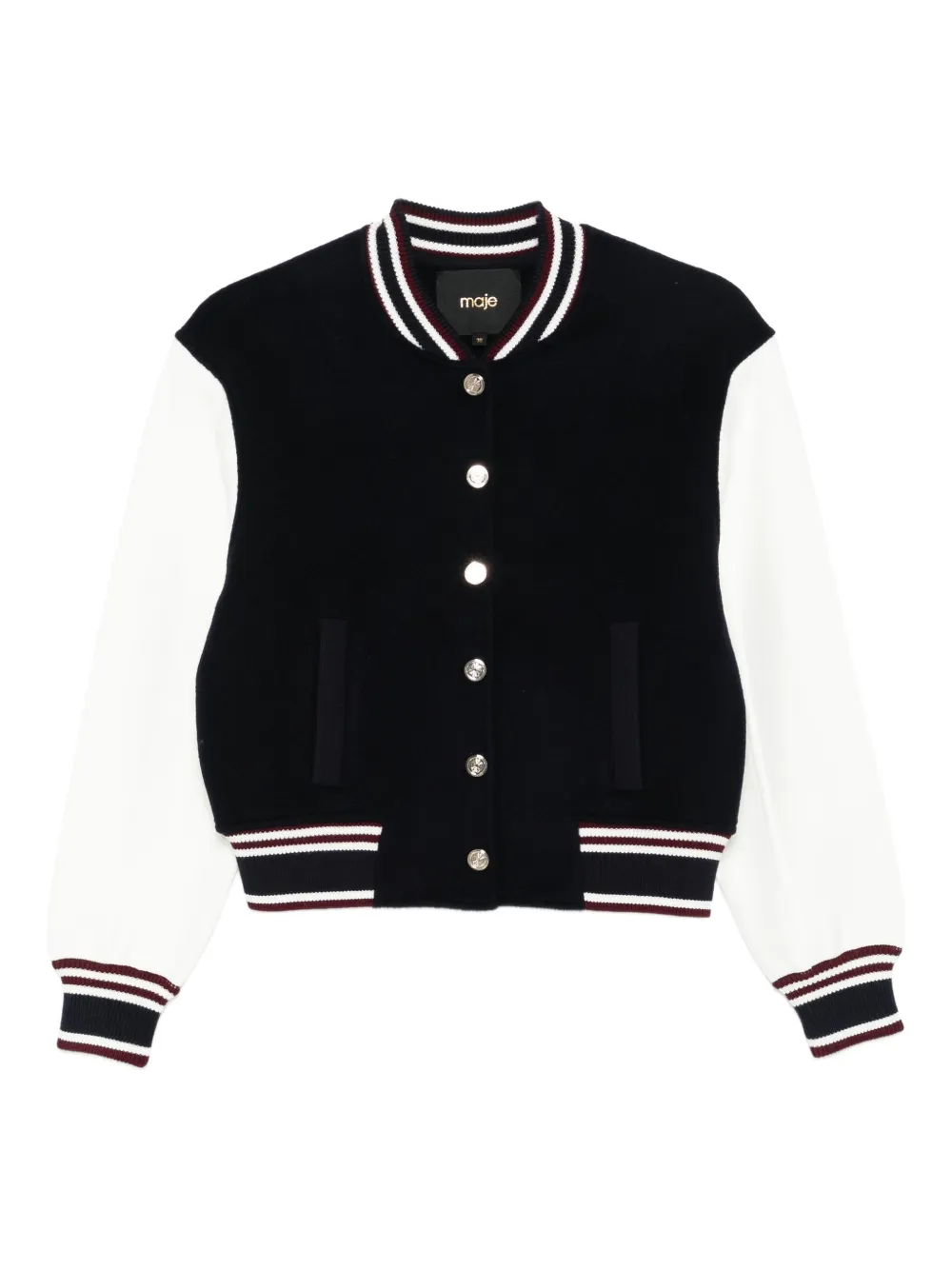 Шерстяной бомбер Maje, синий
Шерстяной бомбер Maje, синий