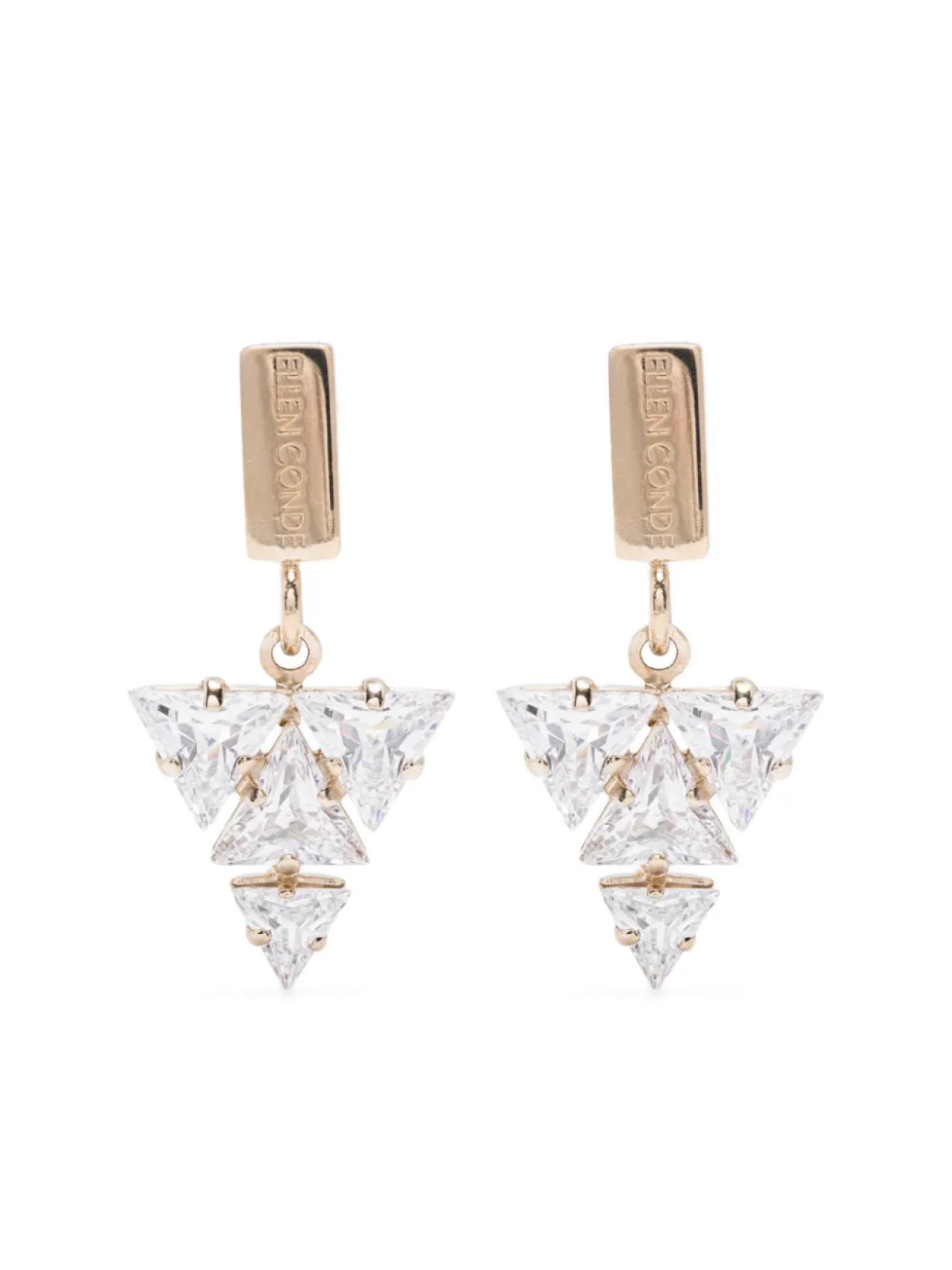 Ellen Conde серьги с кристаллами, золотой
Ellen Conde серьги с кристаллами, золотой