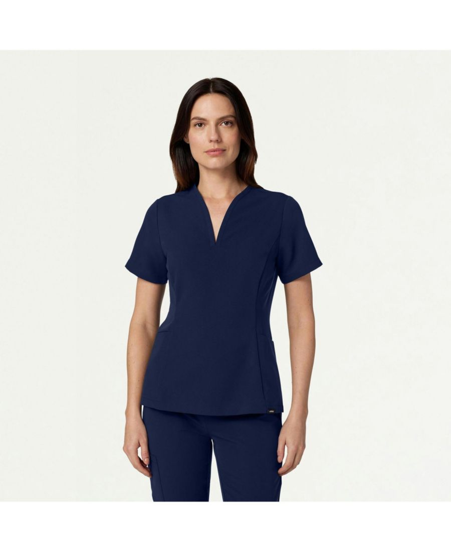 Женская медицинская рубашка Calix с двумя карманами и V-образным вырезом Jaanuu, Midnight navy
Женская медицинская рубашка Calix с двумя карманами и V-образным вырезом Jaanuu, Midnight navy