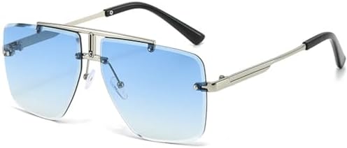 Роскошные солнцезащитные очки 2026 года для женщин и мужчин, модные солнцезащитные очки, популярные для вечеринок и вождения, серебристо-голубые, один размер MTZJH, One Color
Роскошные солнцезащитные очки 2026 года для женщин и мужчин, модные солнцезащитные очки, популярные для вечеринок и вождения, серебристо-голубые, один размер MTZJH, One Color