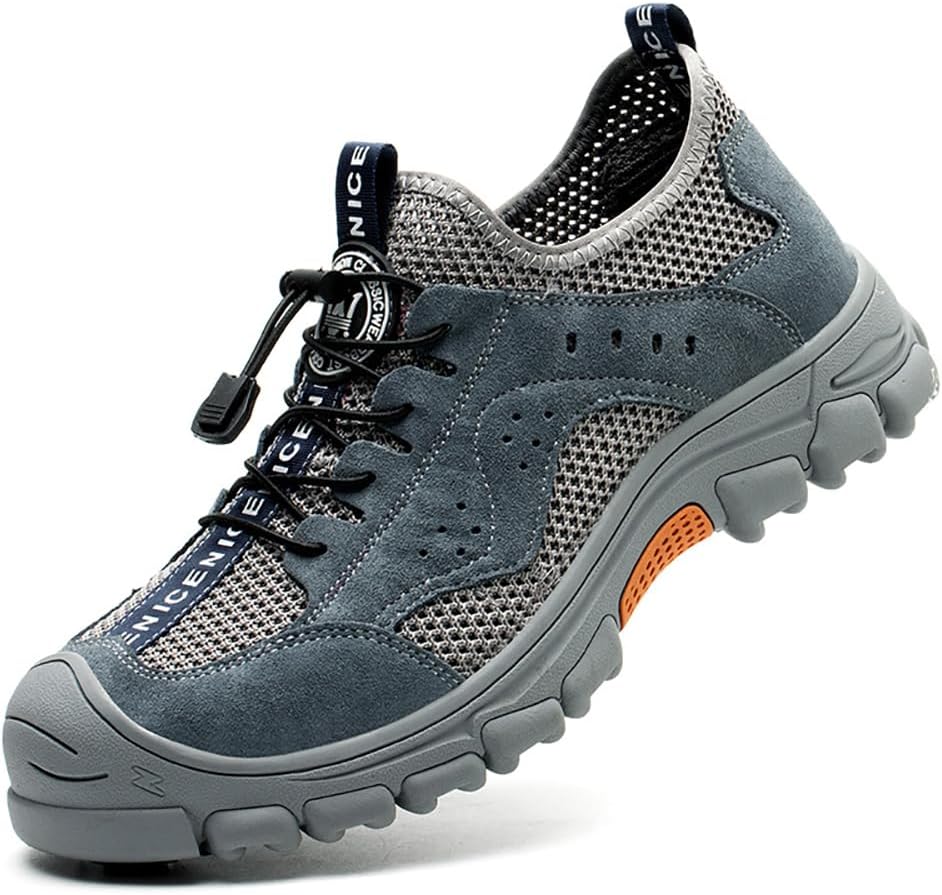 Lmprock Унисекс стальные ботинки с полым носком, противопрокольные, промышленные защитные, легкие, дышащие, для строительства, с антискользящей подошвой, летние ботинки, серый
Lmprock Унисекс стальные ботинки с полым носком, противопрокольные, промышленные защитные, легкие, дышащие, для строительства, с антискользящей подошвой, летние ботинки, серый