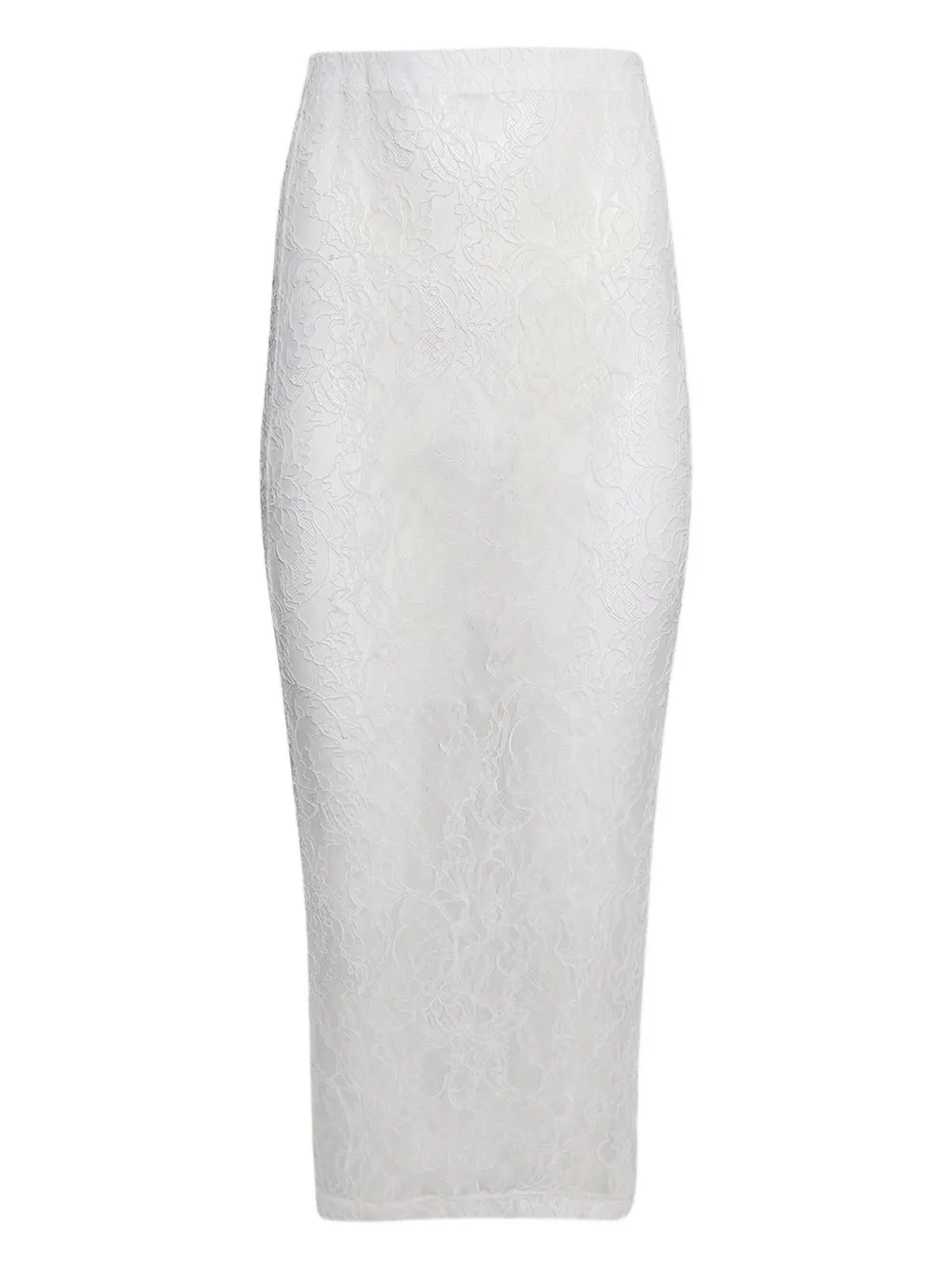 Юбка-миди из кружева WARDROBE.NYC, белый 
Юбка-миди из кружева WARDROBE.NYC, белый