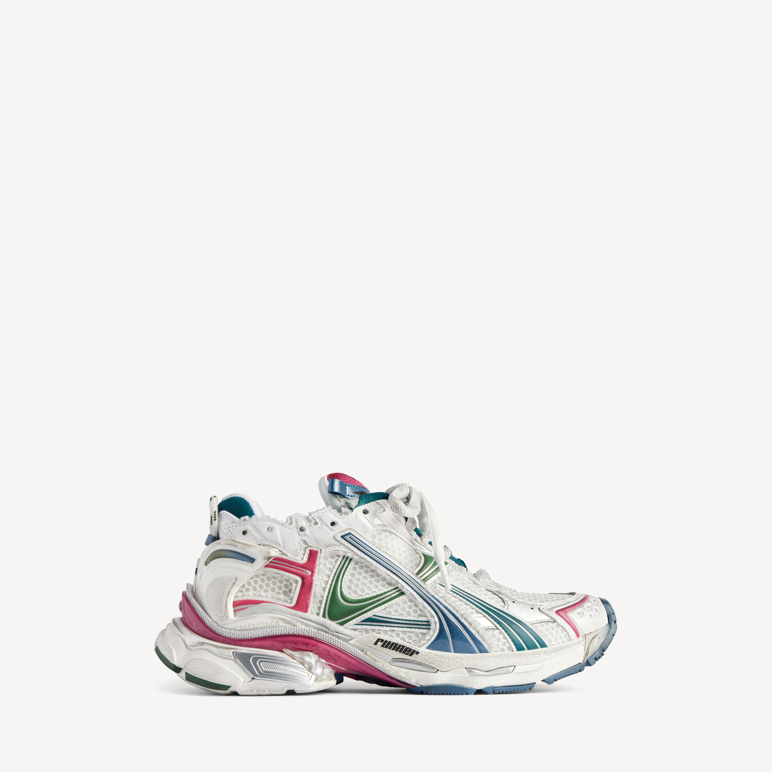 Мужские кроссовки runner в белом/темно-зеленом/синем/розовом цвете BALENCIAGA, синий/розовый/темно-зеленый/белый
Мужские кроссовки runner в белом/темно-зеленом/синем/розовом цвете BALENCIAGA, синий/розовый/темно-зеленый/белый