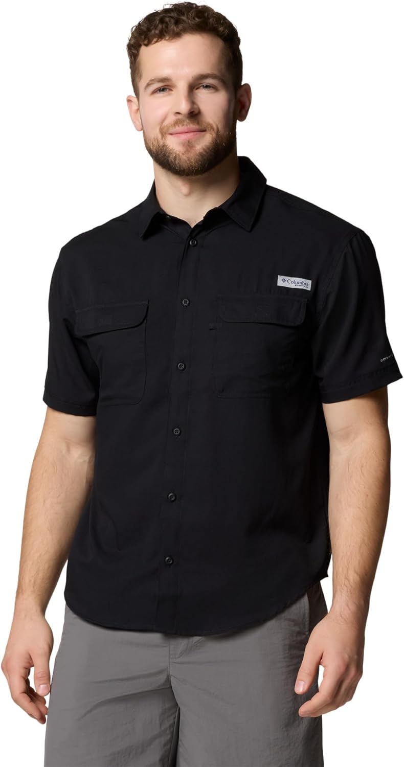 Рубашка Columbia Mens PFG Backwater с коротким рукавом, Black
Рубашка Columbia Mens PFG Backwater с коротким рукавом, Black