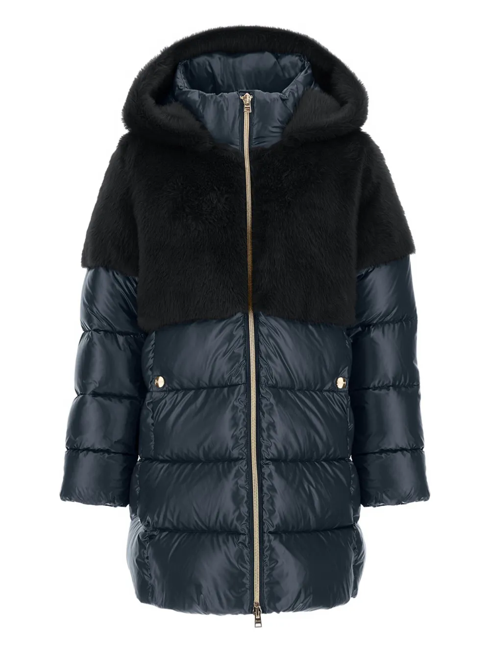 Пальто на молнии Herno Kids, синий
Пальто на молнии Herno Kids, синий