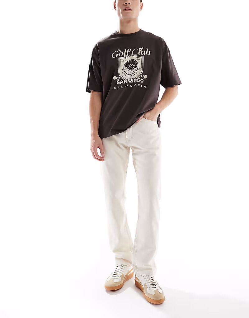 Стандартные прямые джинсы Calvin Klein Jeans в оттенке «белый»
Стандартные прямые джинсы Calvin Klein Jeans в оттенке «белый»