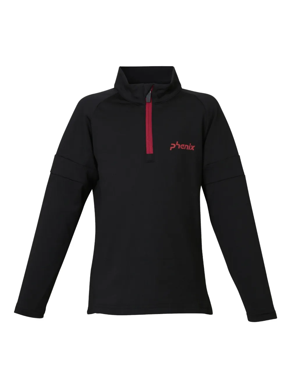 Толстовка с длинными рукавами и полумолнией PHENIX KIDS, черный 
Толстовка с длинными рукавами и полумолнией PHENIX KIDS, черный