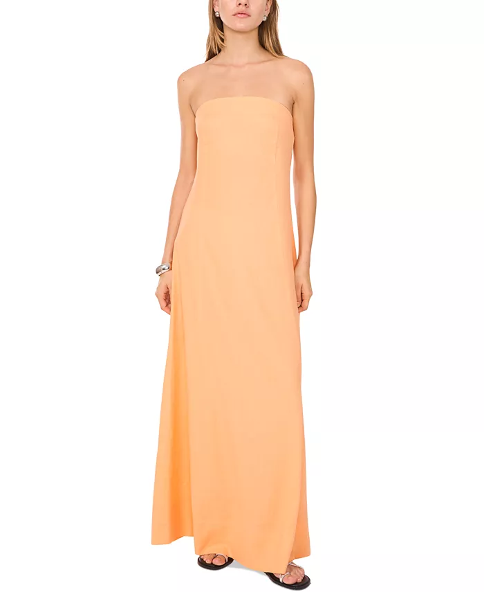 Женское платье макси без бретелек 1.STATE, оранжевый
Женское платье макси без бретелек 1.STATE, оранжевый