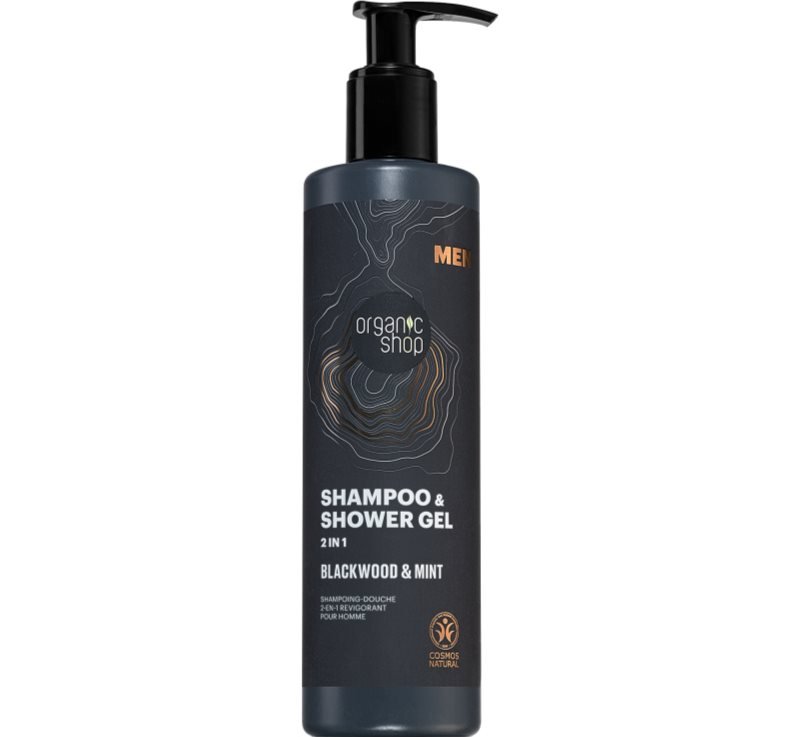 Organic Shop Men Blackwood & Mint Шампунь и гель для душа 2 в 1 для мужчин 280 мл
Organic Shop Men Blackwood & Mint Шампунь и гель для душа 2 в 1 для мужчин 280 мл