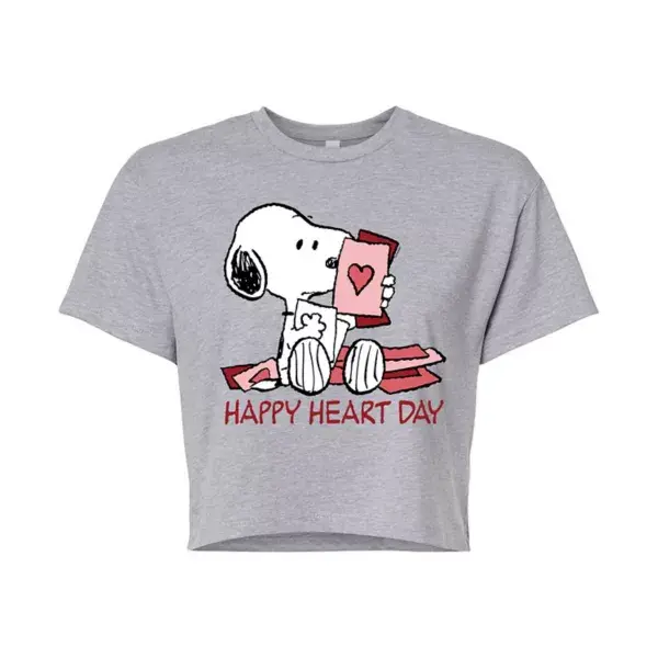 Укороченная футболка Juniors Peanuts Snoopy Happy Heart Day Licensed Character, серый
Укороченная футболка Juniors Peanuts Snoopy Happy Heart Day Licensed Character, серый