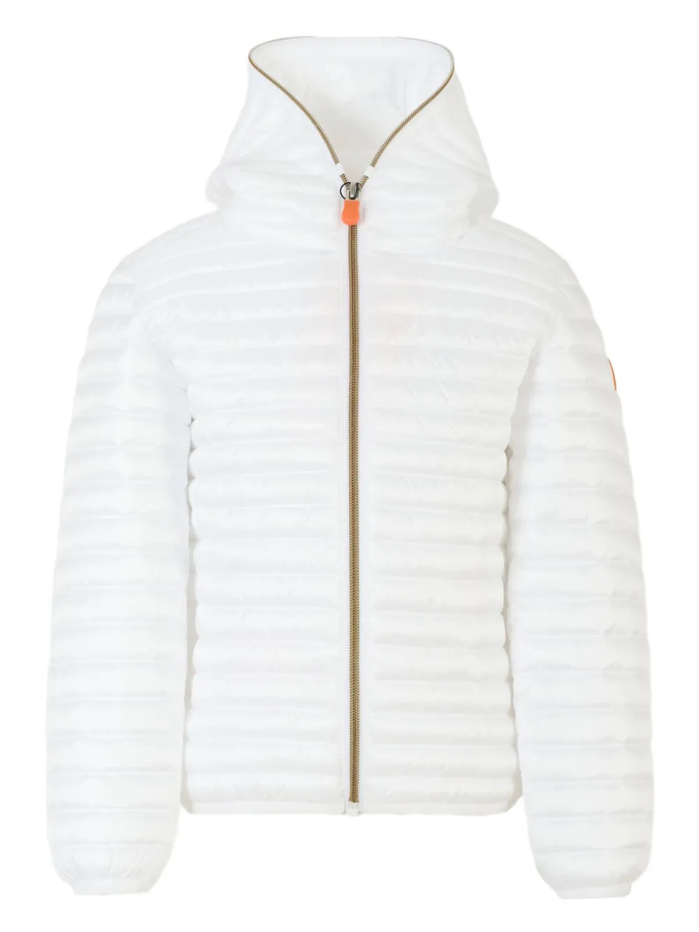 Стеганый пуховик с капюшоном Save The Duck Kids, белый
Стеганый пуховик с капюшоном Save The Duck Kids, белый