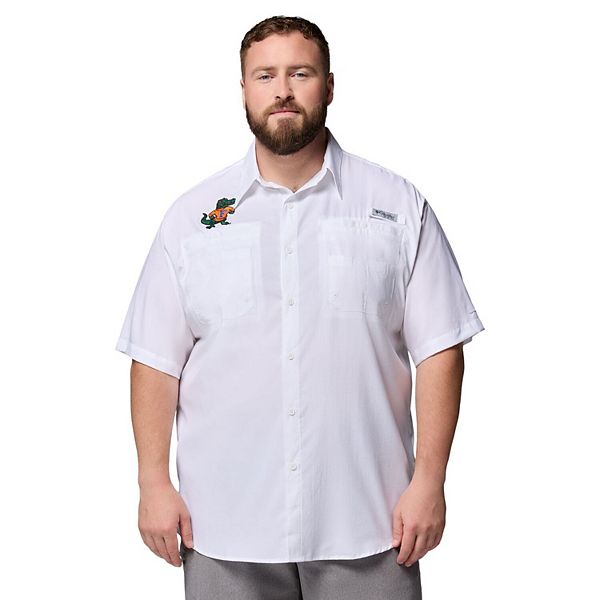 Мужская белая рубашка на пуговицах florida gators big & tall tamiami omni-shade Columbia
Мужская белая рубашка на пуговицах florida gators big & tall tamiami omni-shade Columbia