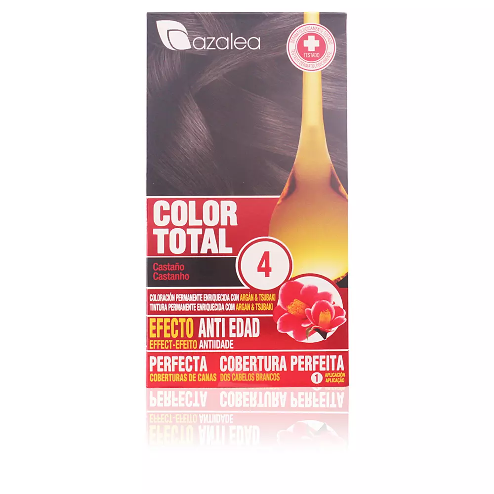 Краска для волос Color total Azalea, цвет 4-castaño, 1 шт.
Краска для волос Color total Azalea, цвет 4-castaño, 1 шт.