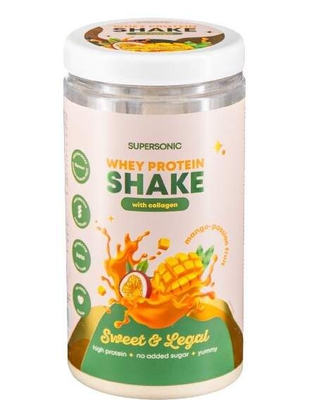 Протеиновый коктейль Supersonic Shake Proteinowy Smak Mango z Marakują, 560 g
Протеиновый коктейль Supersonic Shake Proteinowy Smak Mango z Marakują, 560 g